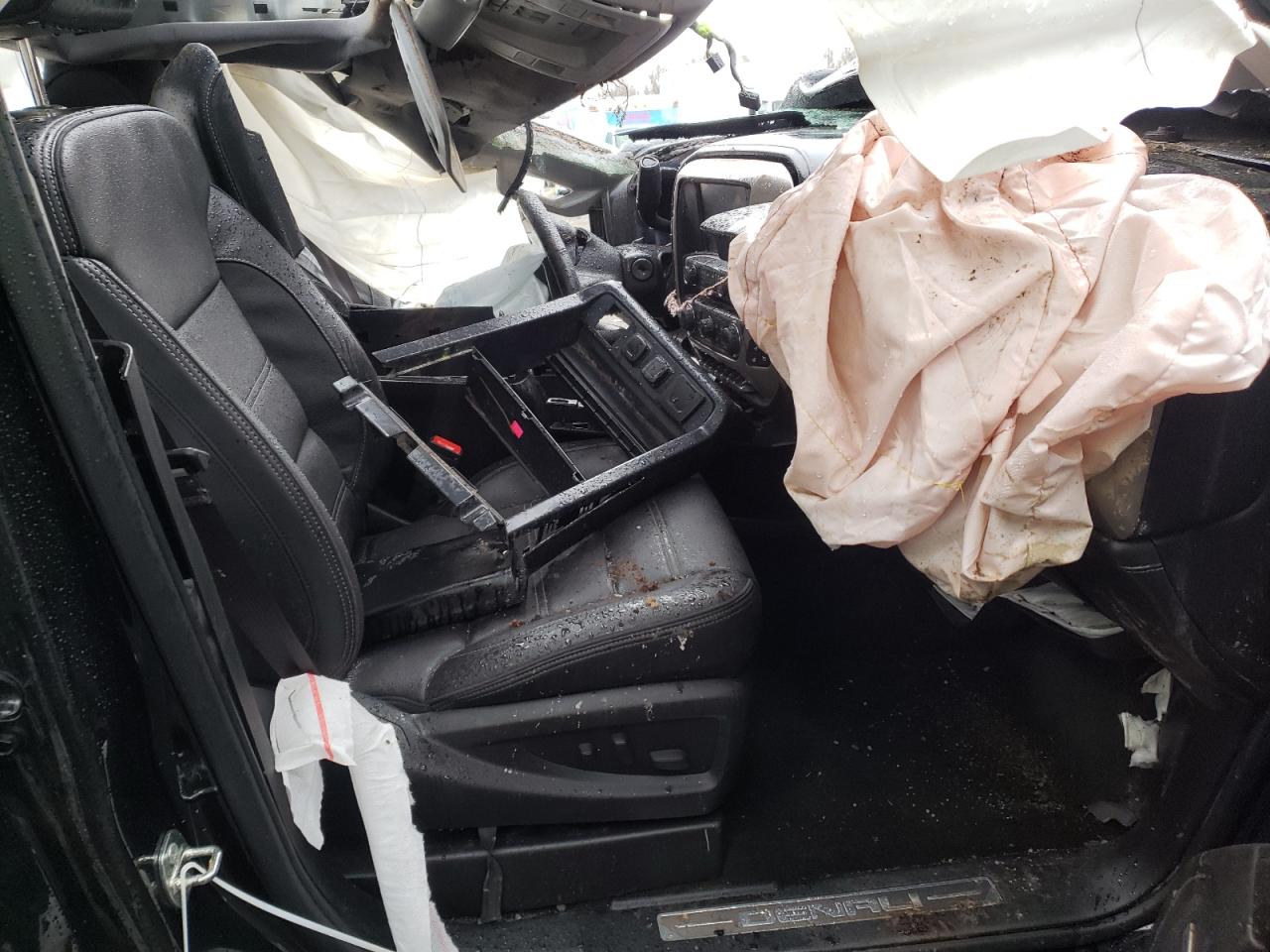 2016 GMC Sierra VIN 1GT12UE86GF237930 Copart auction photo, all over damage thumbnail 5