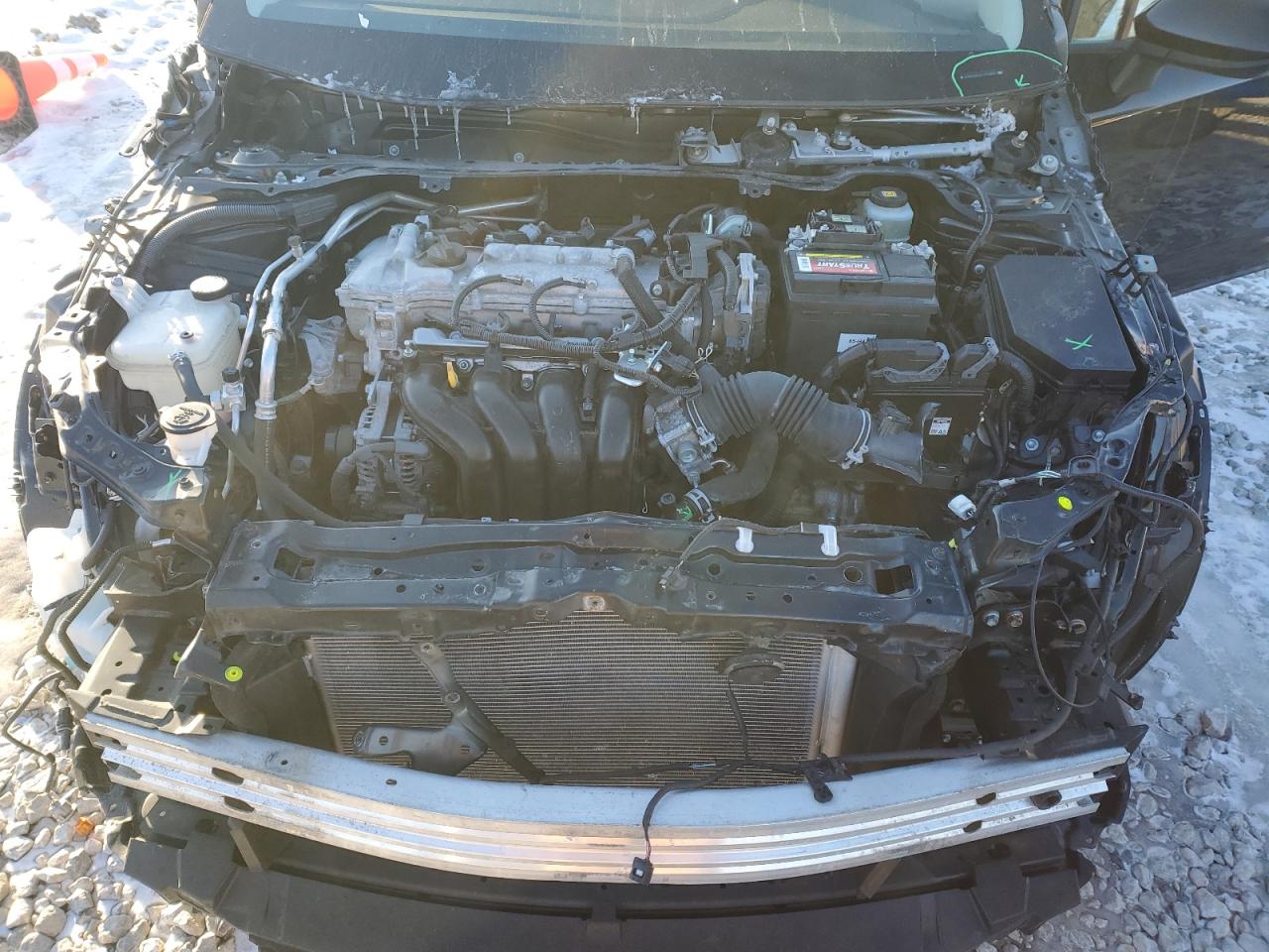 2020 Toyota Corolla VIN JTDEPRAE9LJ106591 Copart auction photo, front end damage thumbnail 11