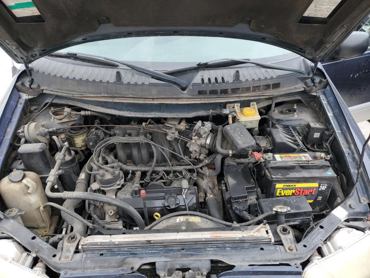 2001 Nissan Quest VIN 4N2ZN15T41D821269 Copart auction photo, undercarriage / front end damage thumbnail 12