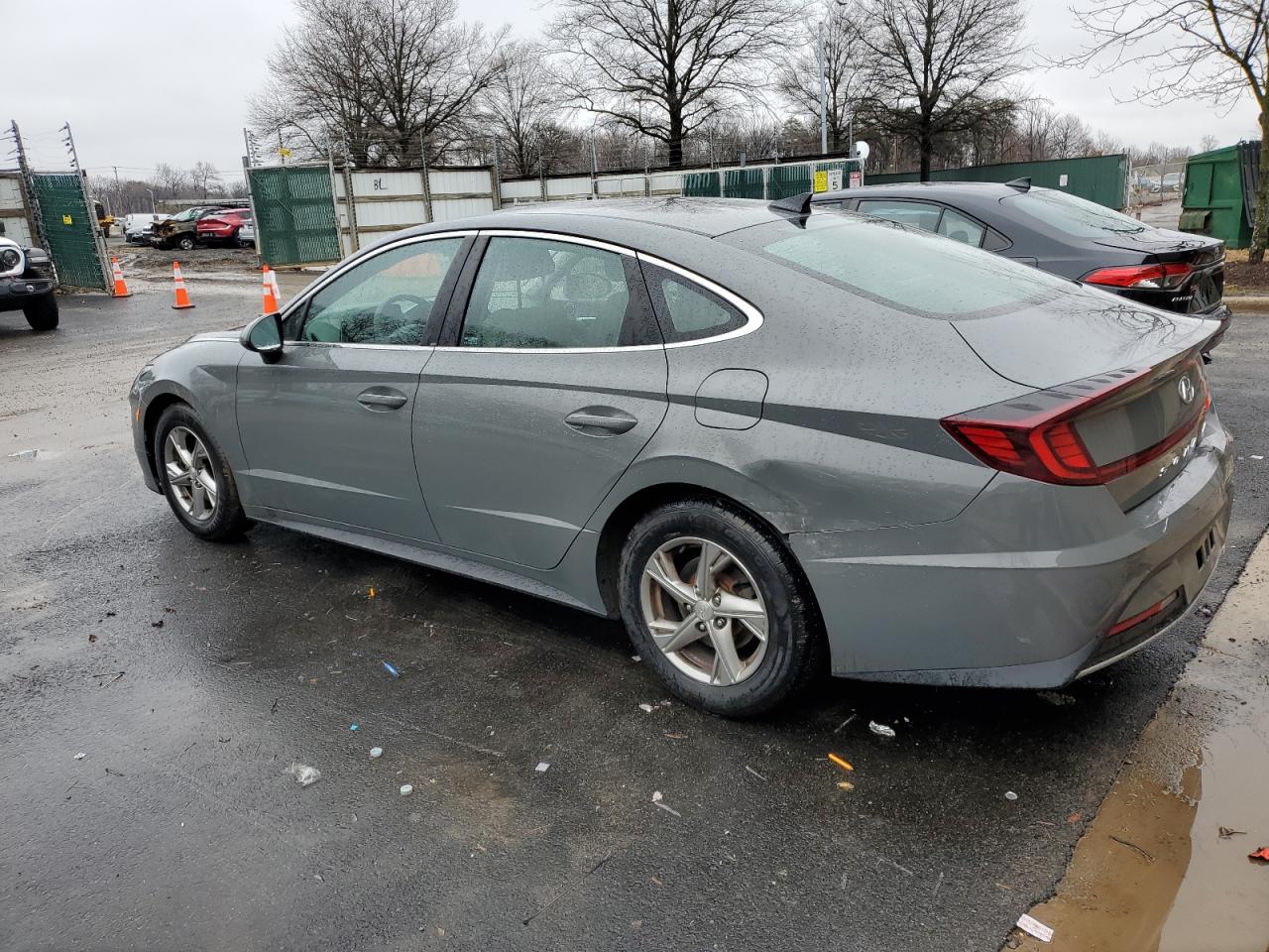 2021 Hyundai Sonata VIN 5NPEG4JA3MH115409 Copart auction photo, rear end damage thumbnail 2