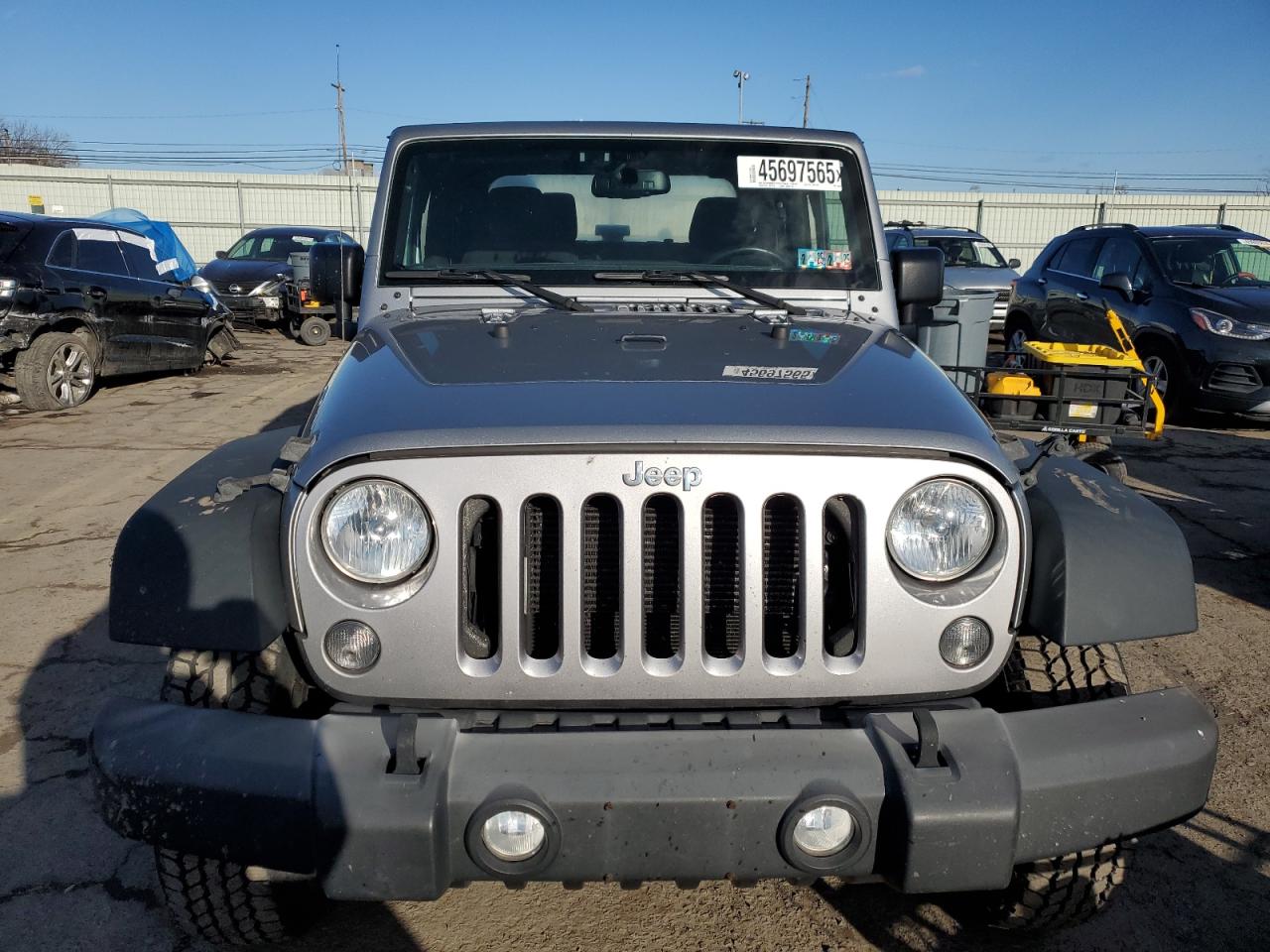 2016 Jeep Wrangler VIN 1C4AJWAG8GL188145 Copart auction photo, rear end damage thumbnail 5