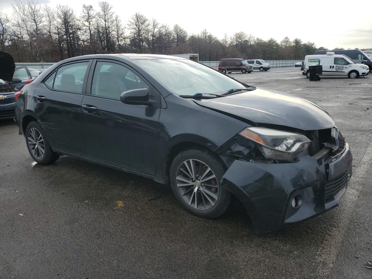 2016 Toyota Corolla VIN 2T1BURHE8GC582320 Copart auction photo, all over damage thumbnail 4