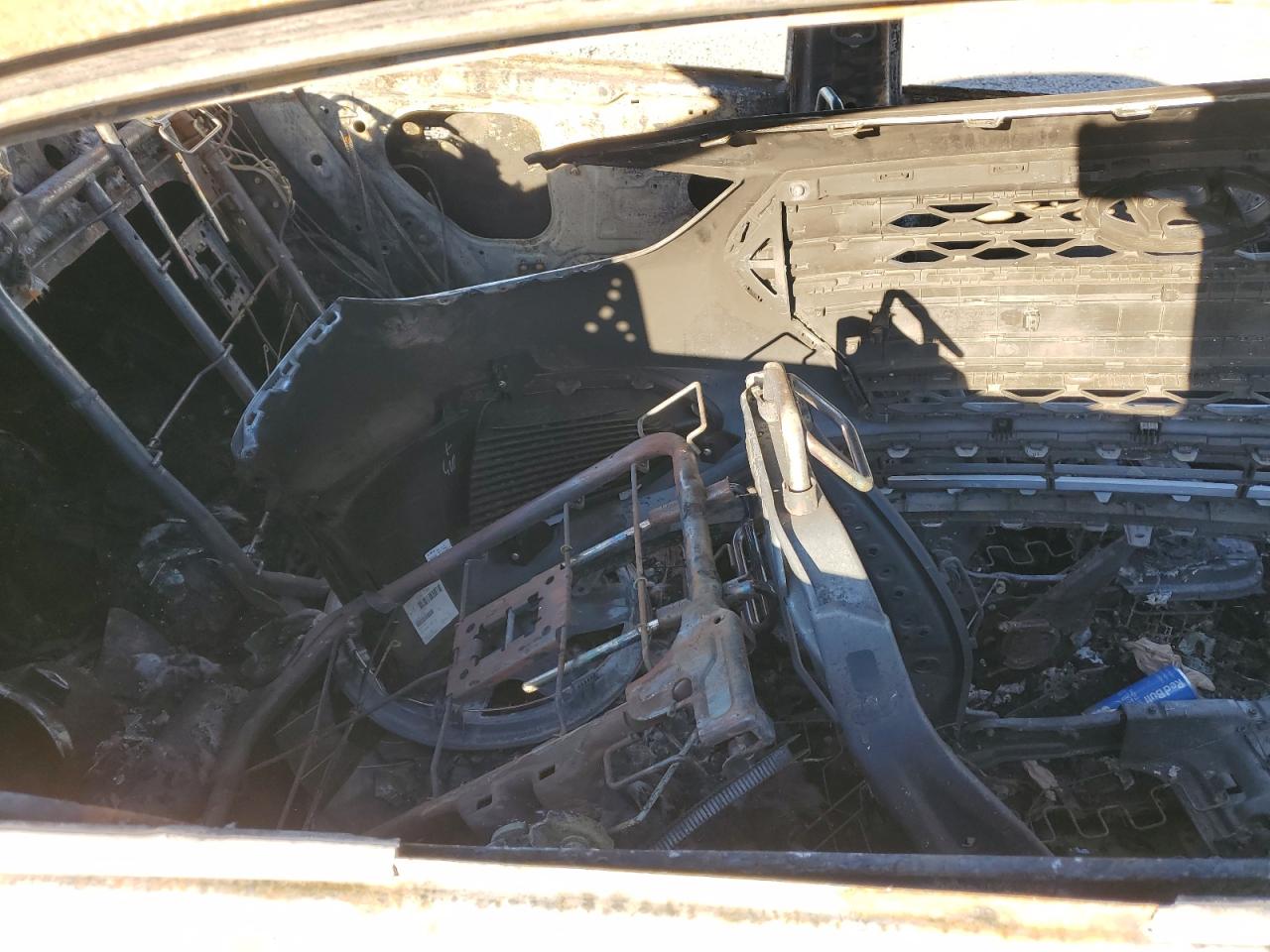 2019 Hyundai Accent VIN 3KPC24A37KE058625 Copart auction photo, vandalism / burn damage thumbnail 10