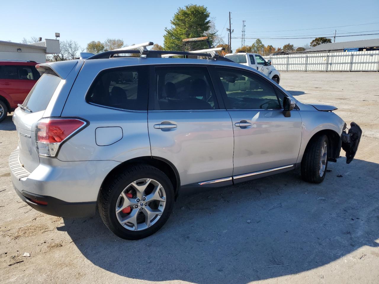 2018 Subaru Forester VIN JF2SJAWC0JH580464 Copart auction photo, front end damage thumbnail 3