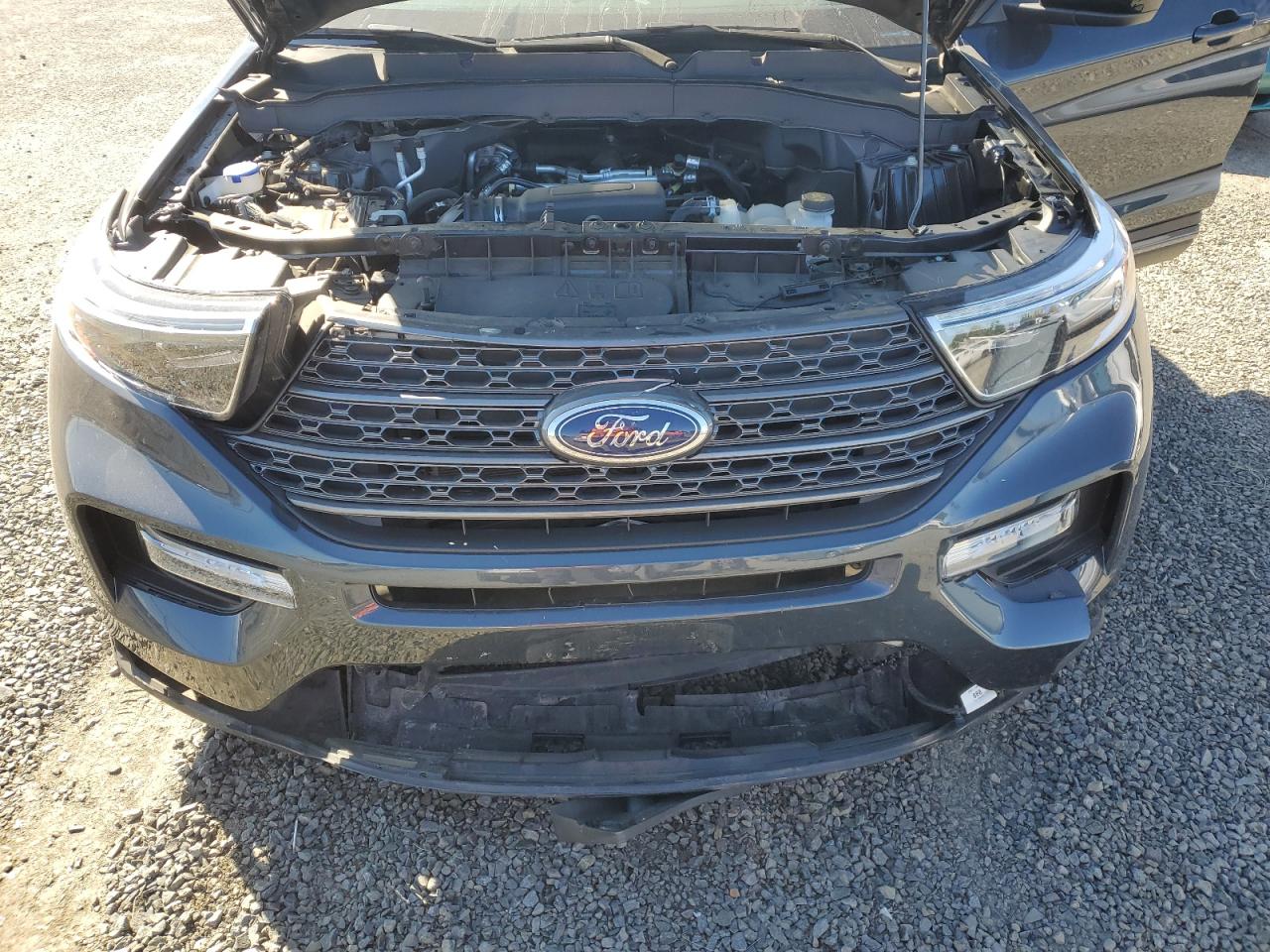 2022 Ford Explorer VIN 1FMSK8DH9NGA66767 Copart auction photo, all over damage thumbnail 13