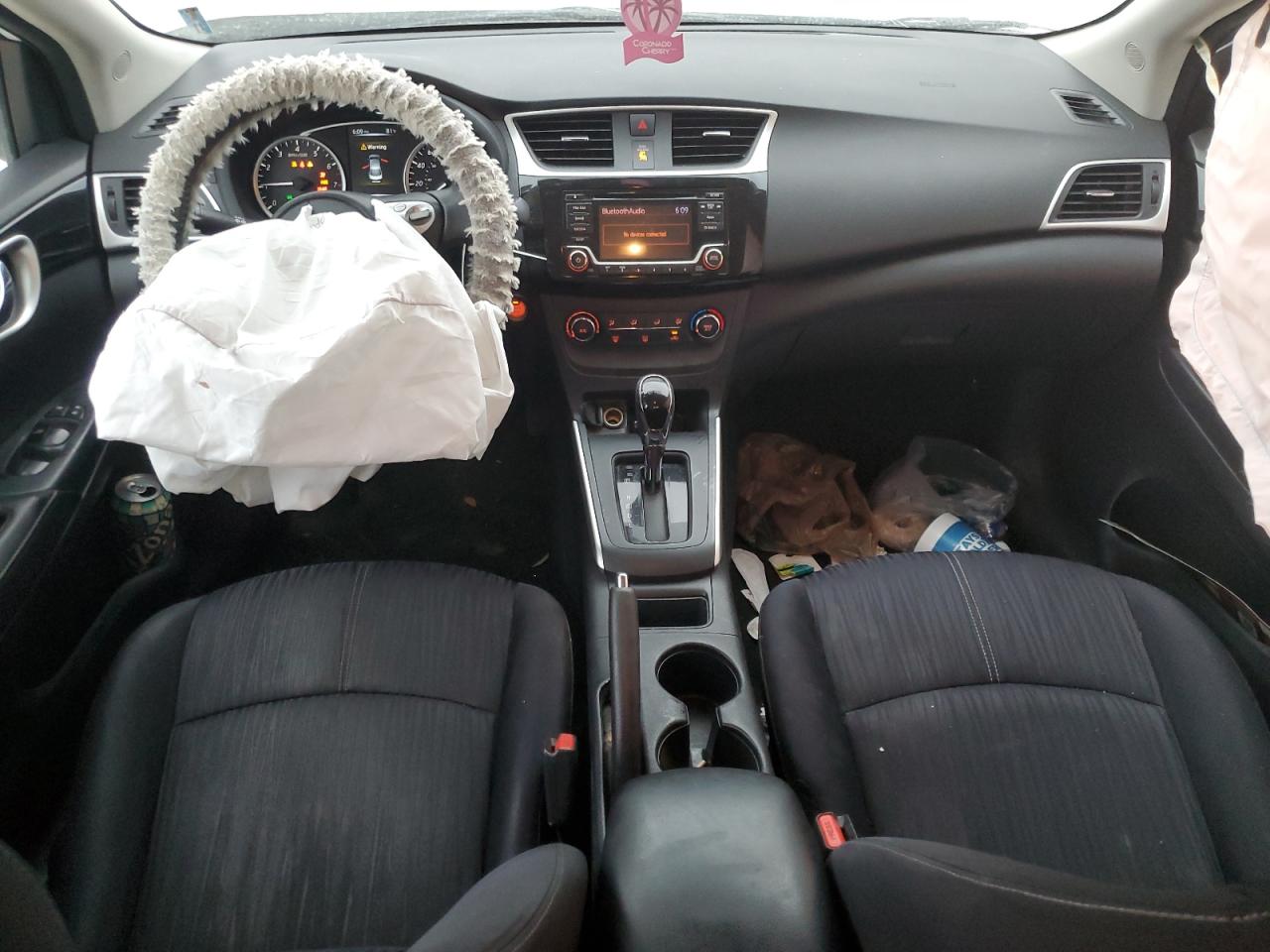 2016 Nissan Sentra VIN 3N1AB7APXGL654944 Copart auction photo, front end / side damage thumbnail 8