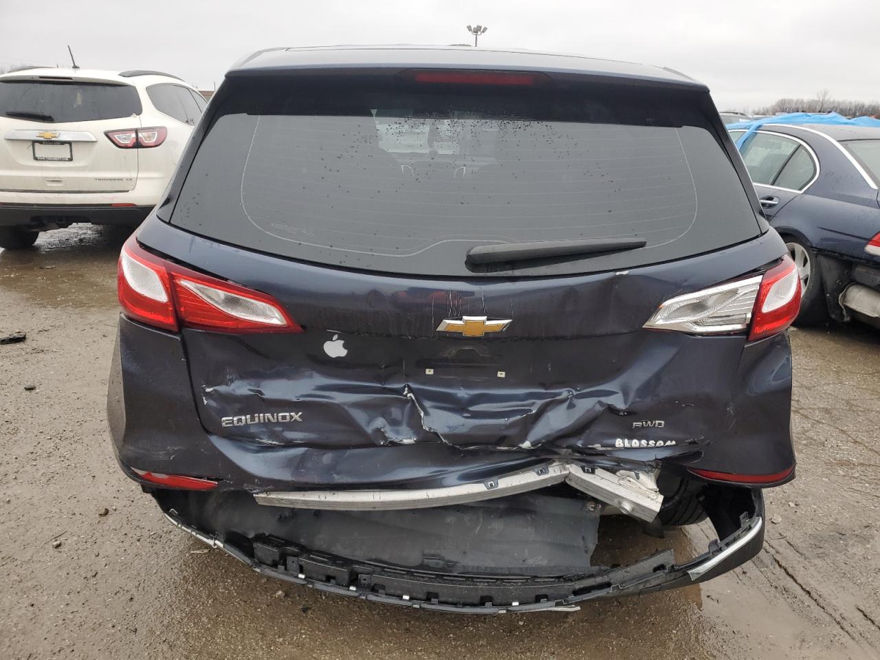 2018 Chevrolet Equinox VIN 3GNAXREV7JL352111 Copart auction photo, rear end / front end damage thumbnail 6