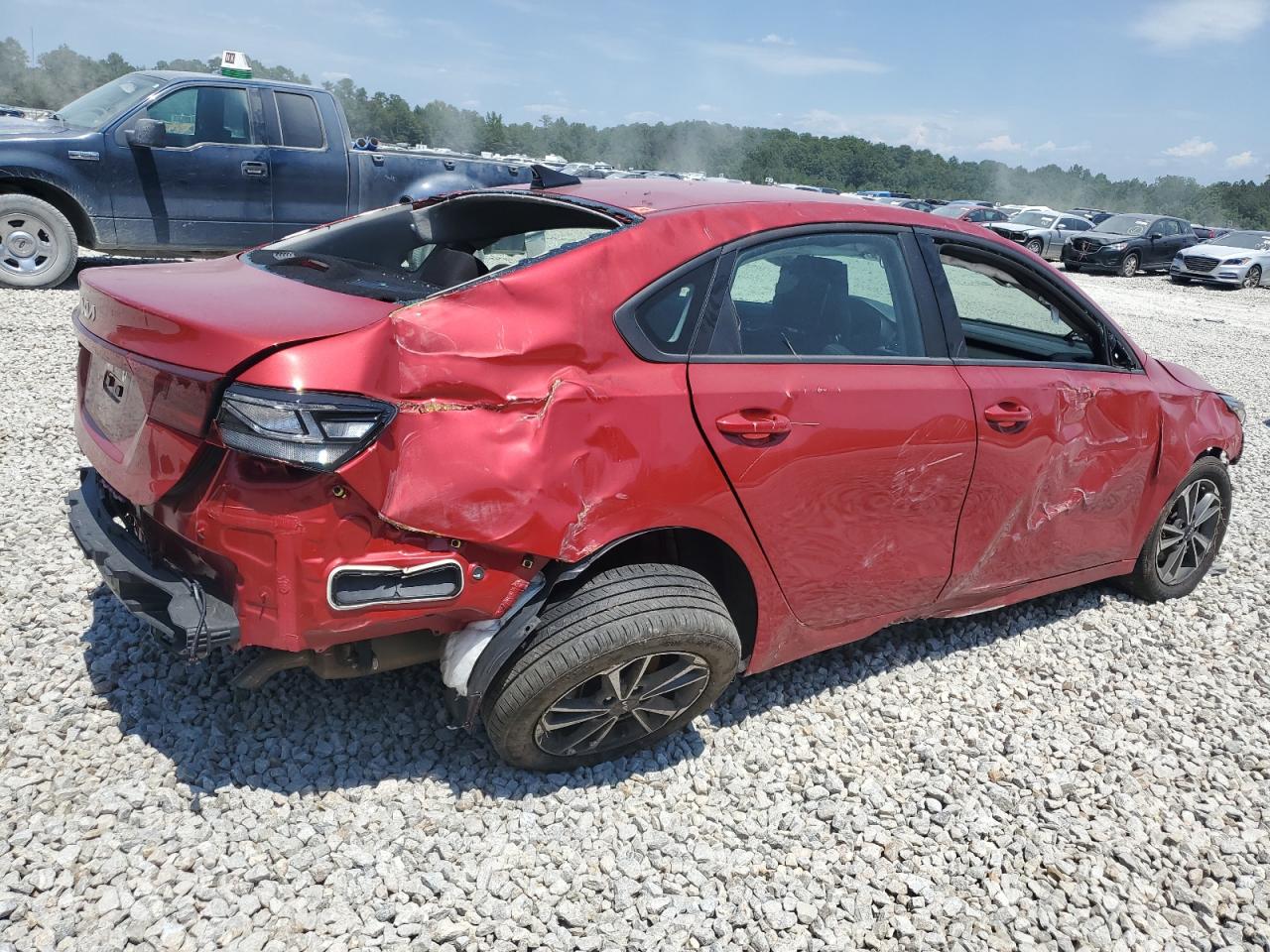 2024 KIA Forte VIN 3KPF24AD8RE716954 Copart auction photo, all over damage thumbnail 3