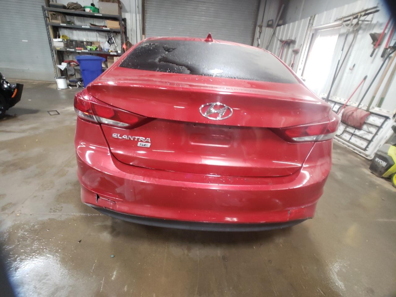 2017 Hyundai Elantra VIN 5NPD74LF4HH209650 Copart auction photo, front end / side damage thumbnail 6