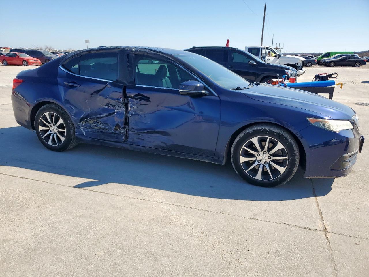 2016 Acura TLX VIN 19UUB1F50GA006200 Copart auction photo, side / minor dent/scratches damage thumbnail 4