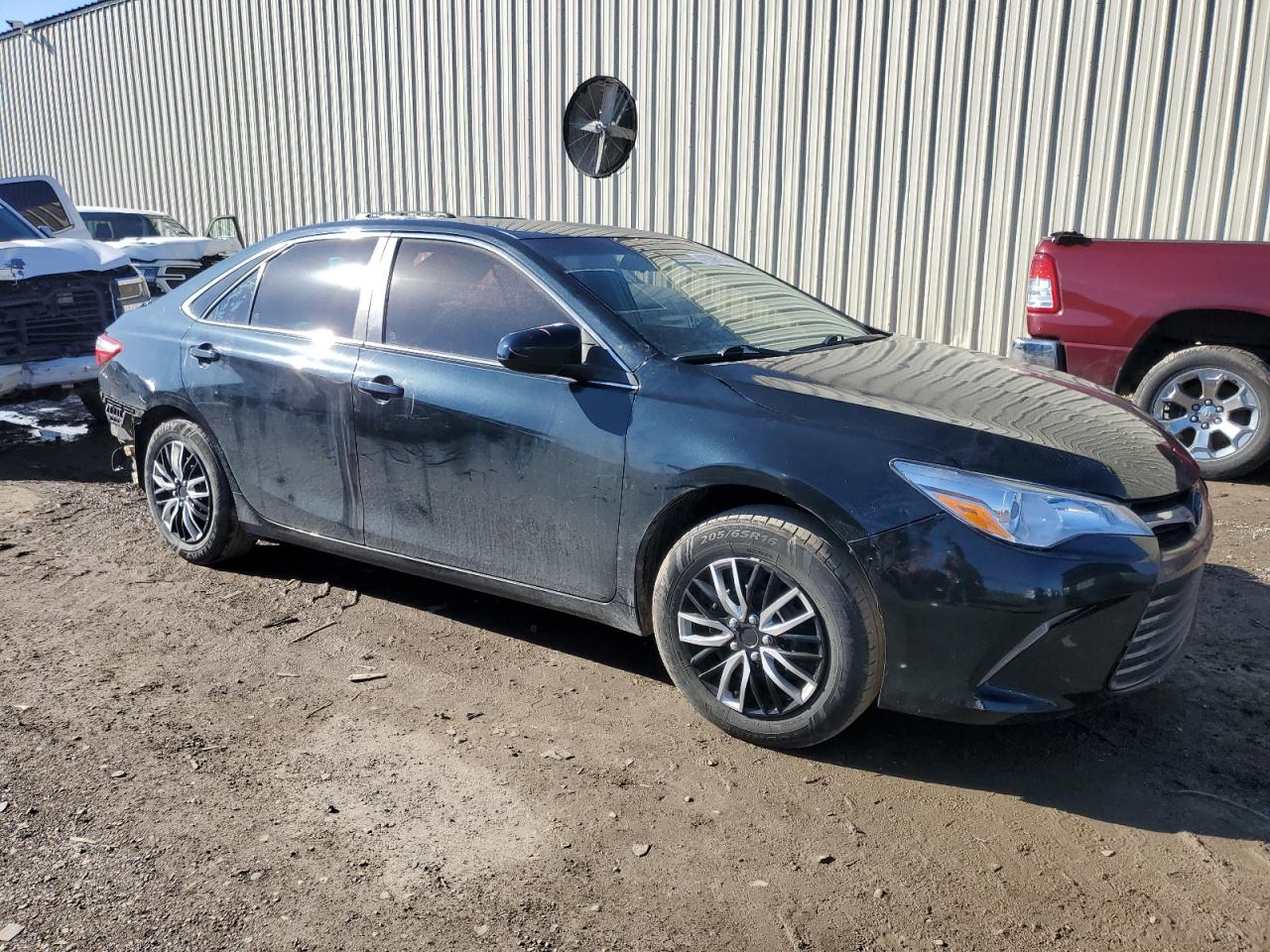2015 Toyota Camry VIN 4T4BF1FK4FR459637 Copart auction photo, rear end / side damage thumbnail 4