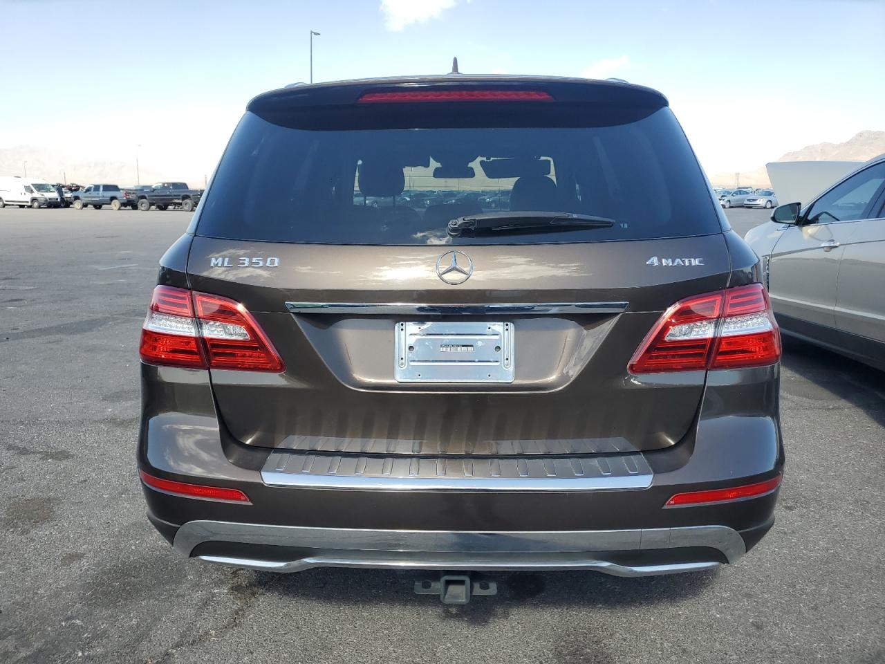 2014 Mercedes-Benz M-klasse VIN 4JGDA5HB9EA383158 Copart auction photo, front end / side damage thumbnail 6