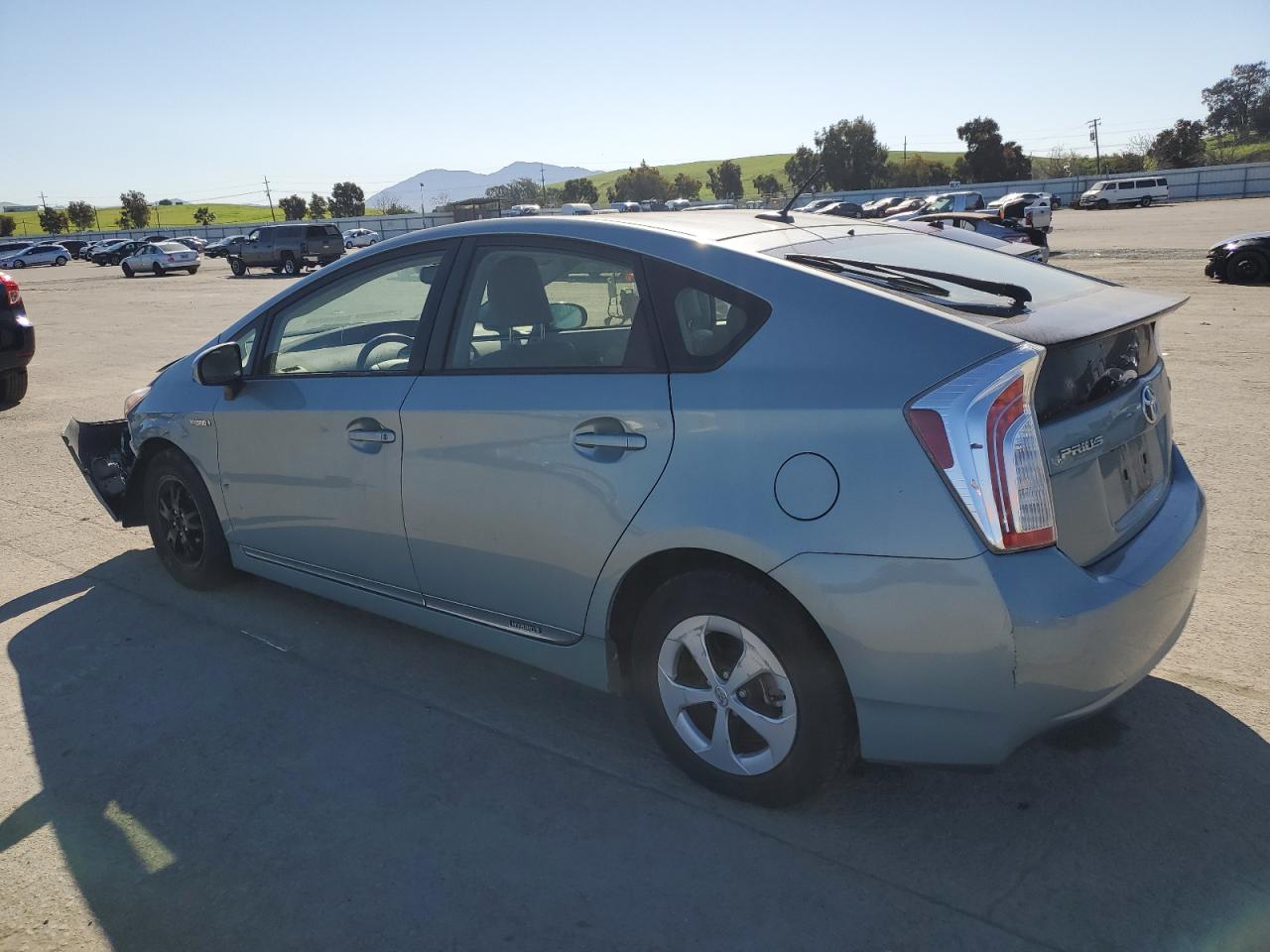 2015 Toyota Prius VIN JTDKN3DU2F1896264 Copart auction photo, front end damage thumbnail 2