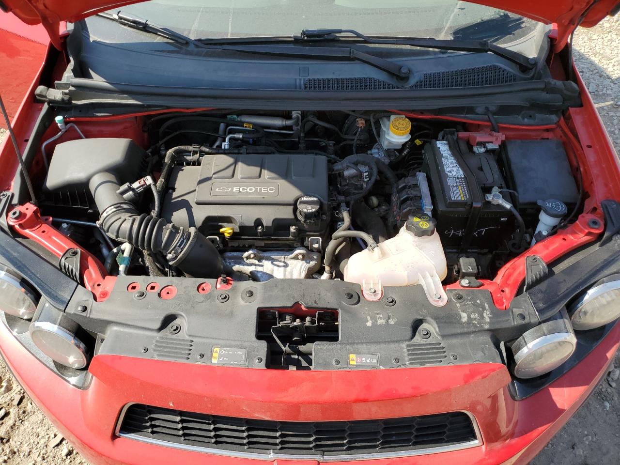 2016 Chevrolet Sonic VIN 1G1JD5SB6G4181377 Copart auction photo, side damage thumbnail 13