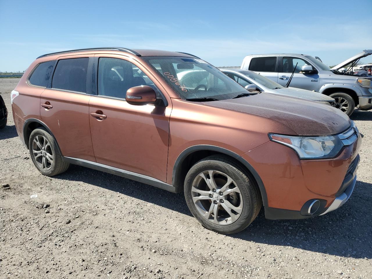 2015 Mitsubishi Outlander VIN JA4AD3A35FZ008676 Copart auction photo, front end / rear end damage thumbnail 4
