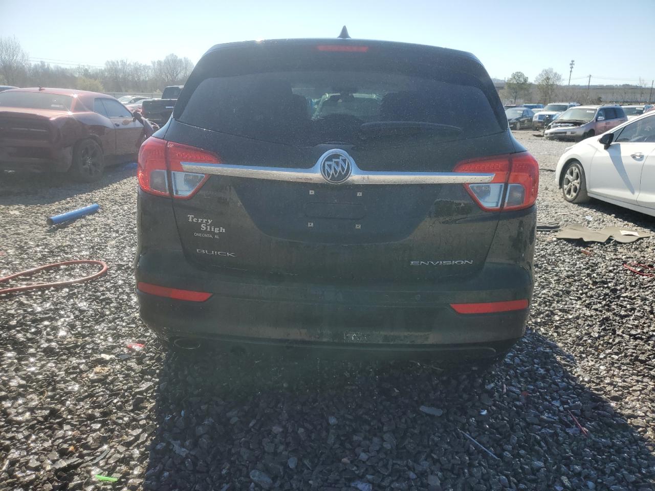 2018 Buick Envision VIN LRBFX1SA6JD114725 Copart auction photo, side / front end damage thumbnail 6