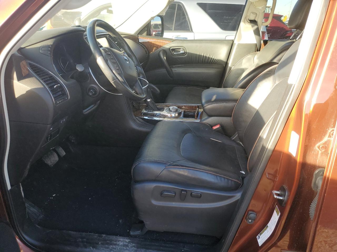 2019 Nissan Armada VIN JN8AY2NC3K9584036 Copart auction photo, front end damage thumbnail 7