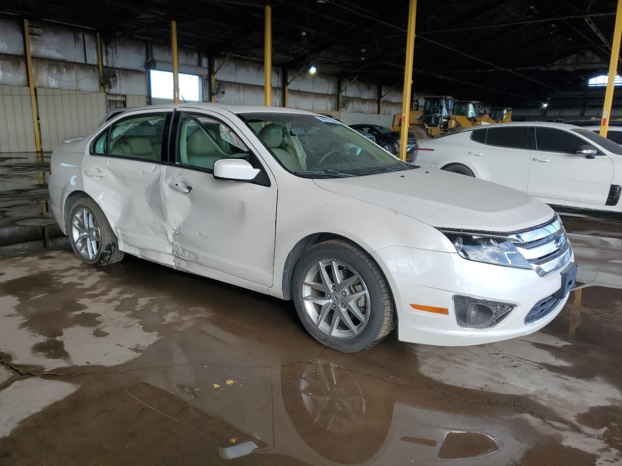 2010 Ford Fusion VIN 3FAHP0JG7AR225372 Copart auction photo, side damage thumbnail 4