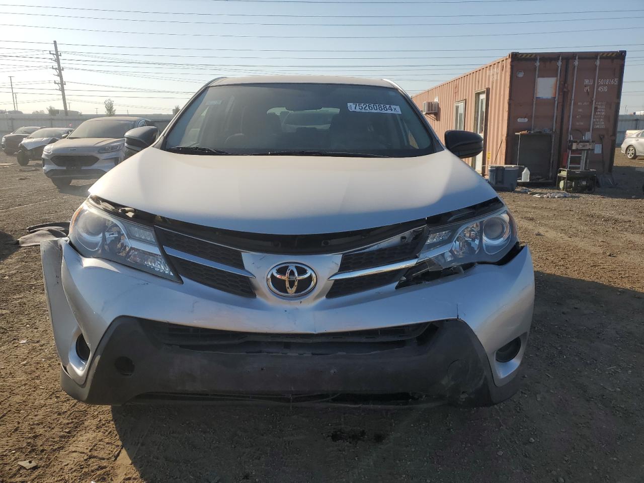2015 Toyota RAV 4 VIN JTMBFREV2FD130170 Copart auction photo, front end / side damage thumbnail 5