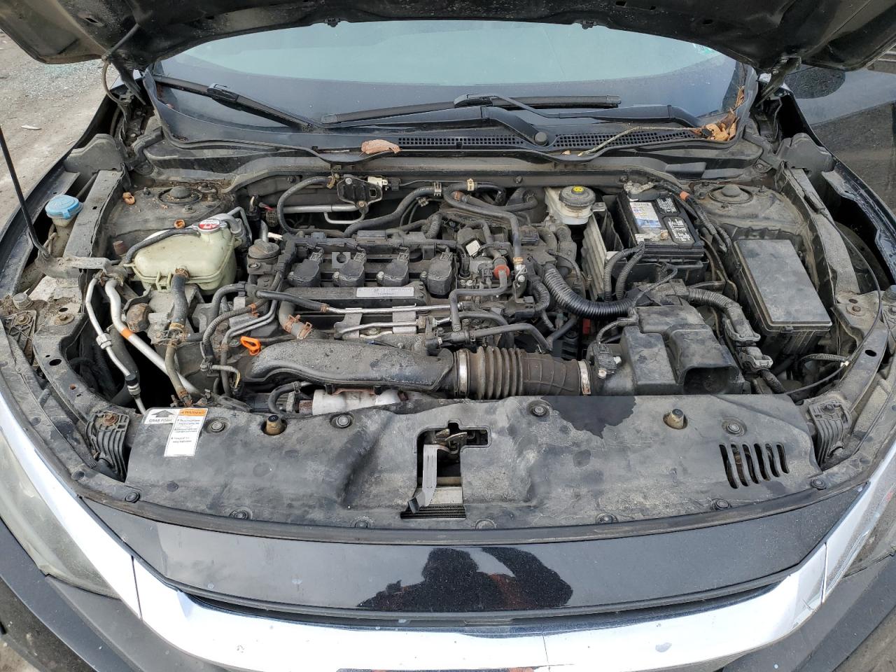 2016 Honda Civic VIN 2HGFC1F79GH636869 Copart auction photo, undercarriage / front end damage thumbnail 11