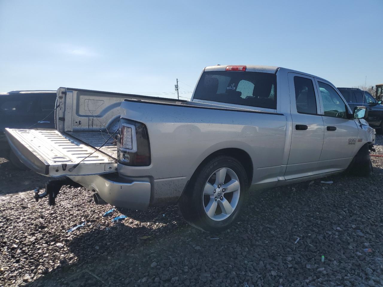 2014 RAM 1500 VIN 1C6RR6FT1ES243353 Copart auction photo, front end / mechanical damage thumbnail 3