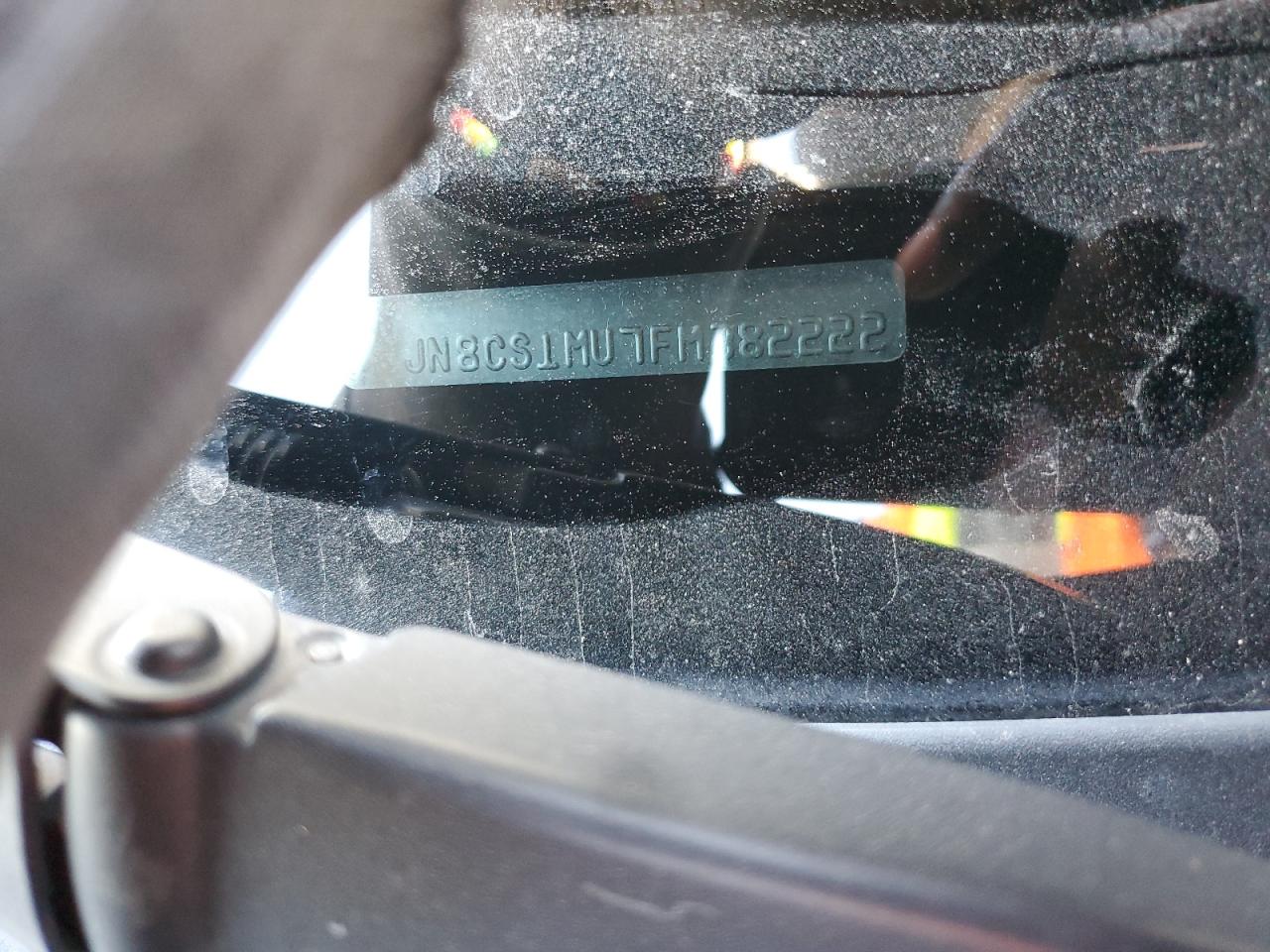 2015 Infiniti QX70 VIN JN8CS1MU7FM382222 Copart auction photo, side damage thumbnail 15