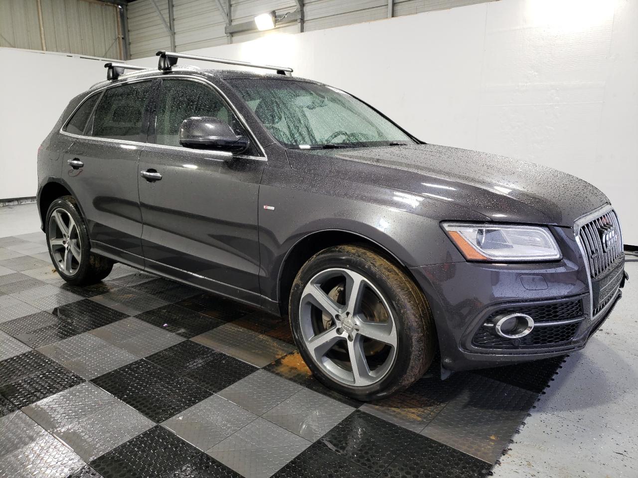 2016 Audi Q5 VIN WA1D7AFP4GA102357 Copart auction photo, front end / side damage thumbnail 4