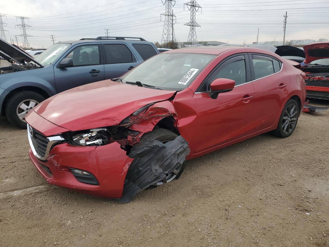 2018 Mazda 3 VIN 3MZBN1V3XJM223032
