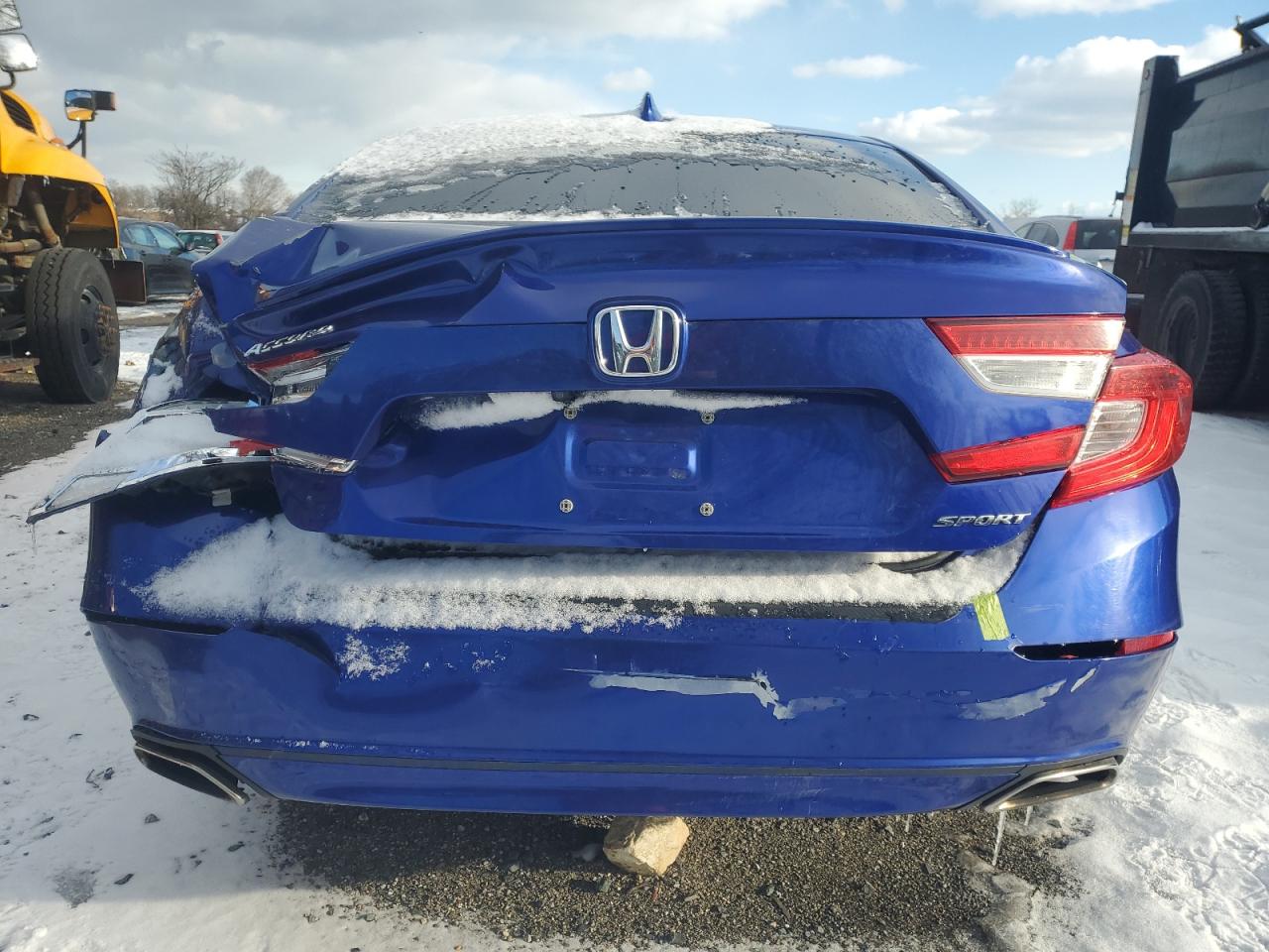 2018 Honda Accord VIN 1HGCV1F36JA193371 Copart auction photo, rear end damage thumbnail 6