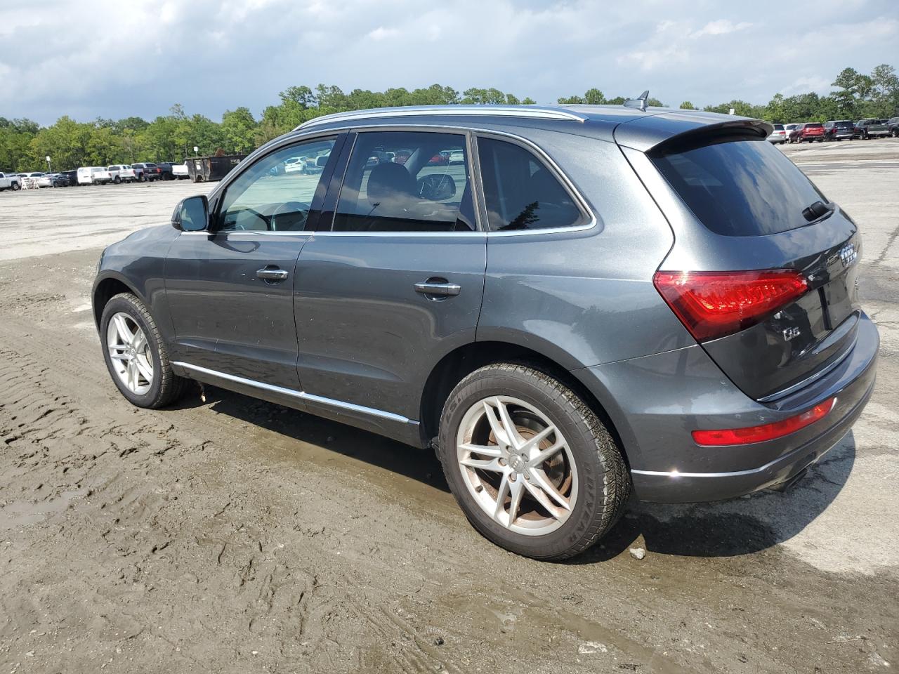 2017 Audi Q5 VIN WA1L2AFP2HA036841 Copart auction photo, burn - engine damage thumbnail 2