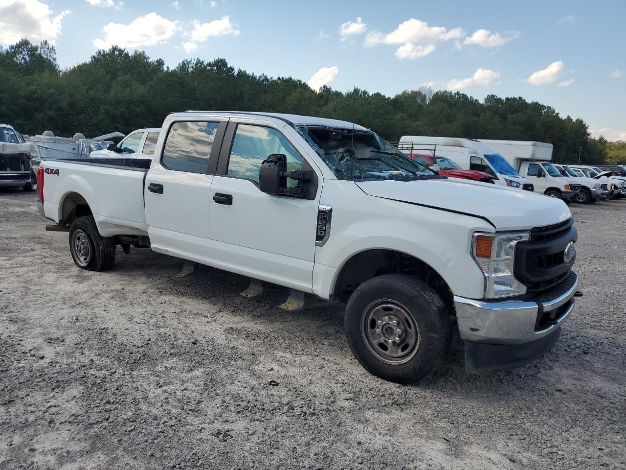 2021 Ford F250 VIN 1FT7W2BN1MED66382 Copart auction photo, all over damage thumbnail 4