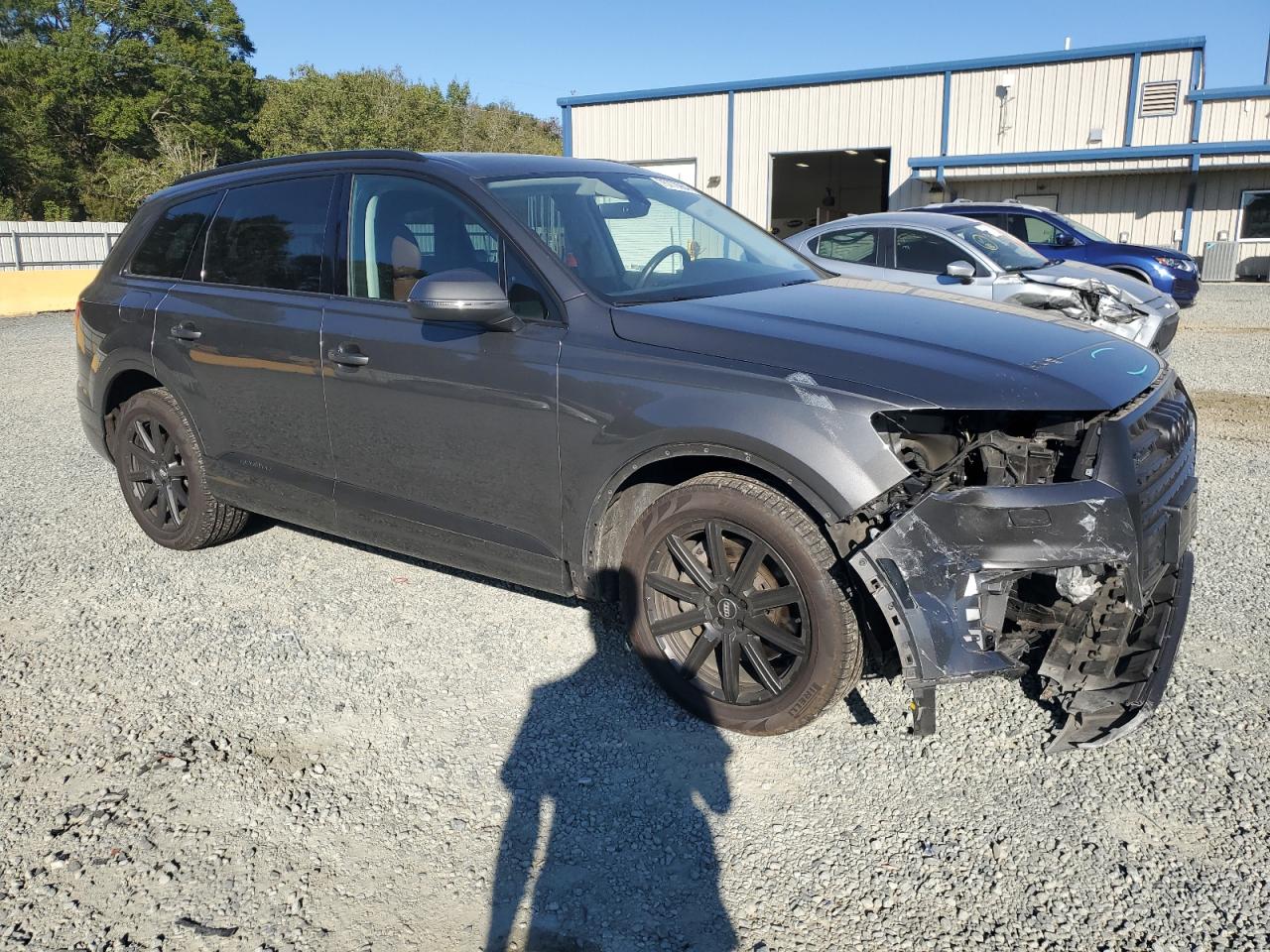 2018 Audi Q7 VIN WA1LAAF74JD031924 Copart auction photo, front end damage thumbnail 4