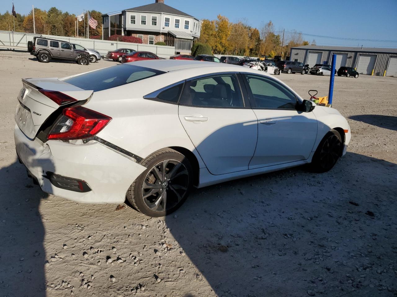 2021 Honda Civic VIN 19XFC2F85ME202033 Copart auction photo, rear end damage thumbnail 3