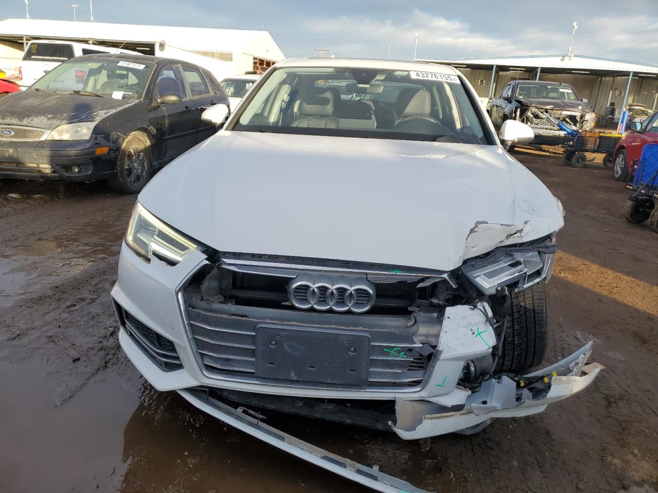2018 Audi A4 VIN WAUENAF44JA166702 Copart auction photo, front end damage thumbnail 5