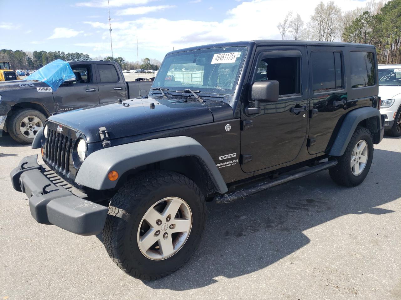 2013 Jeep Wrangler VIN 1C4BJWDGXDL702914