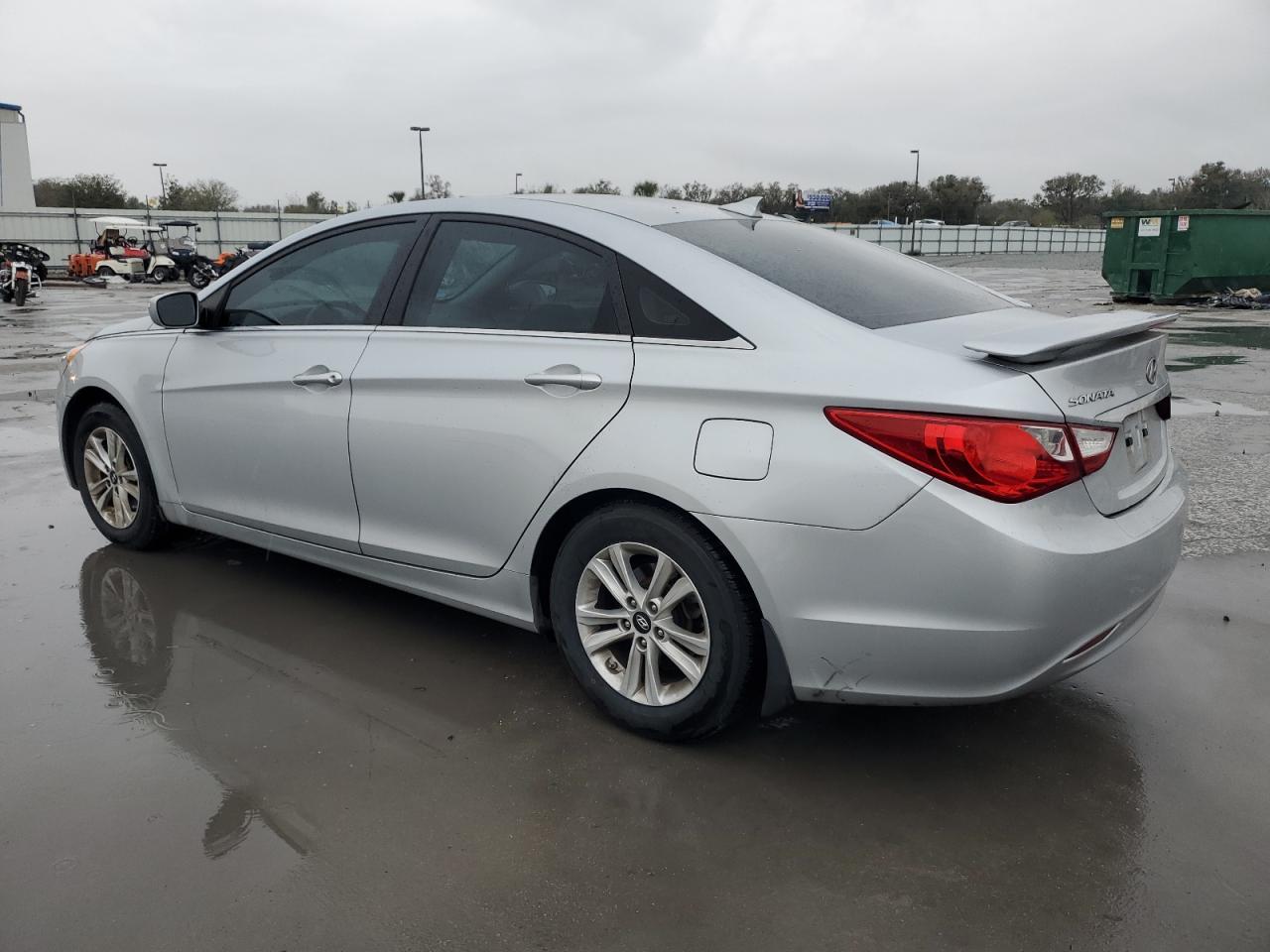 2013 Hyundai Sonata VIN 5NPEB4AC6DH803081 Copart auction photo, front end / rear end damage thumbnail 2