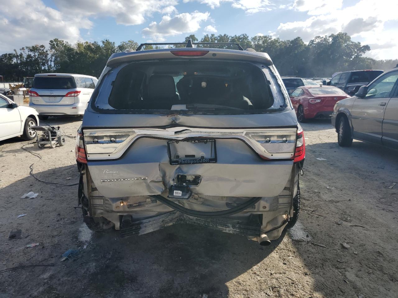 2018 Dodge Durango VIN 1C4RDHAGXJC205525 Copart auction photo, rear end damage thumbnail 6