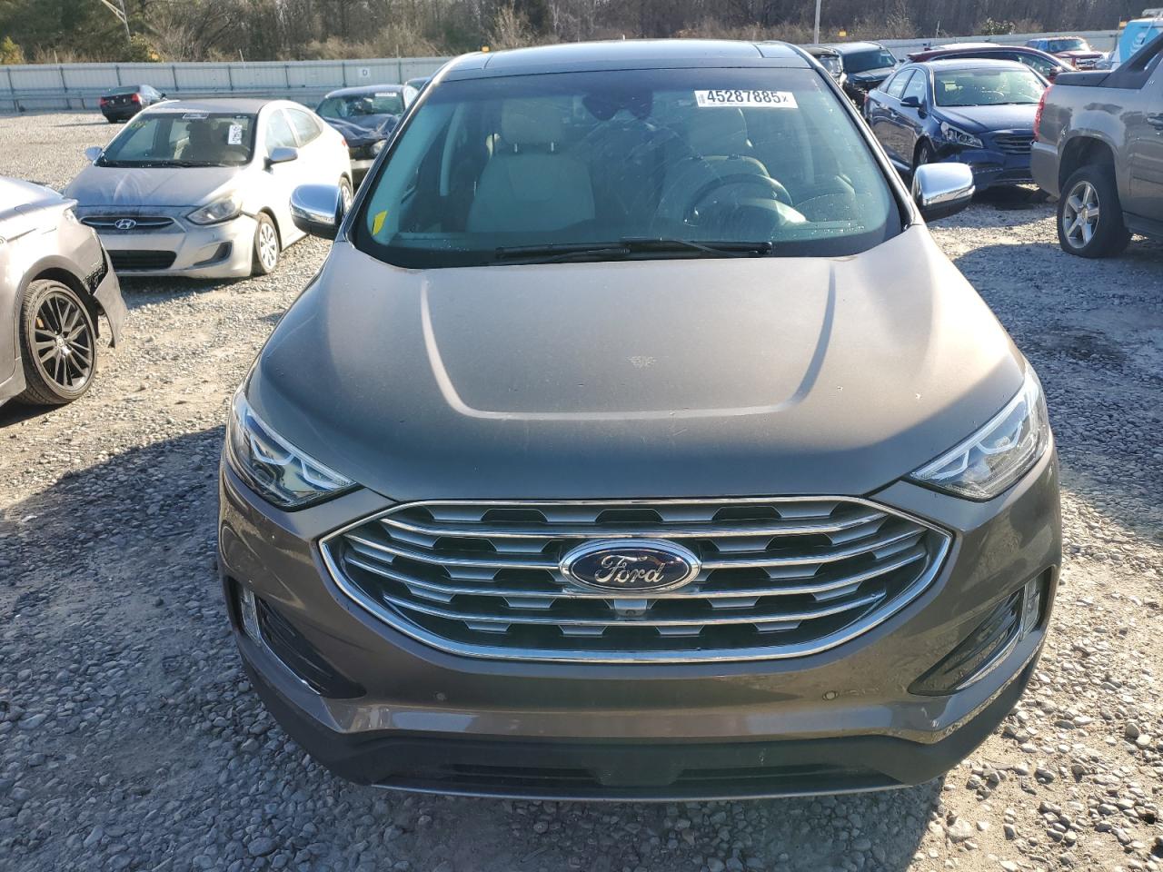 2019 Ford Edge VIN 2FMPK3K90KBC37509 Copart auction photo, rear end damage thumbnail 5