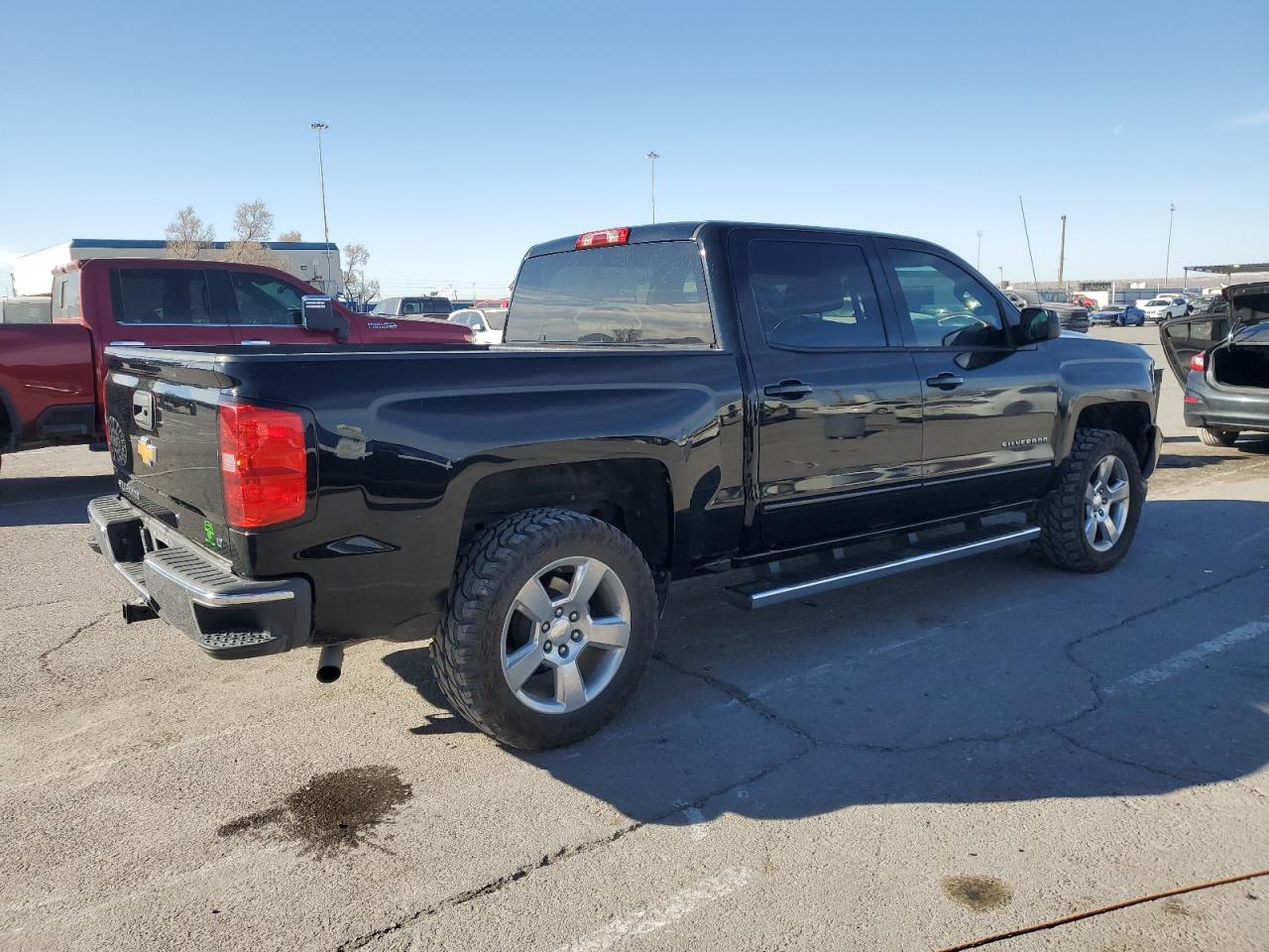 2017 Chevrolet Silverado VIN 3GCPCREC4HG343544 Copart auction photo, front end / top/roof damage thumbnail 3