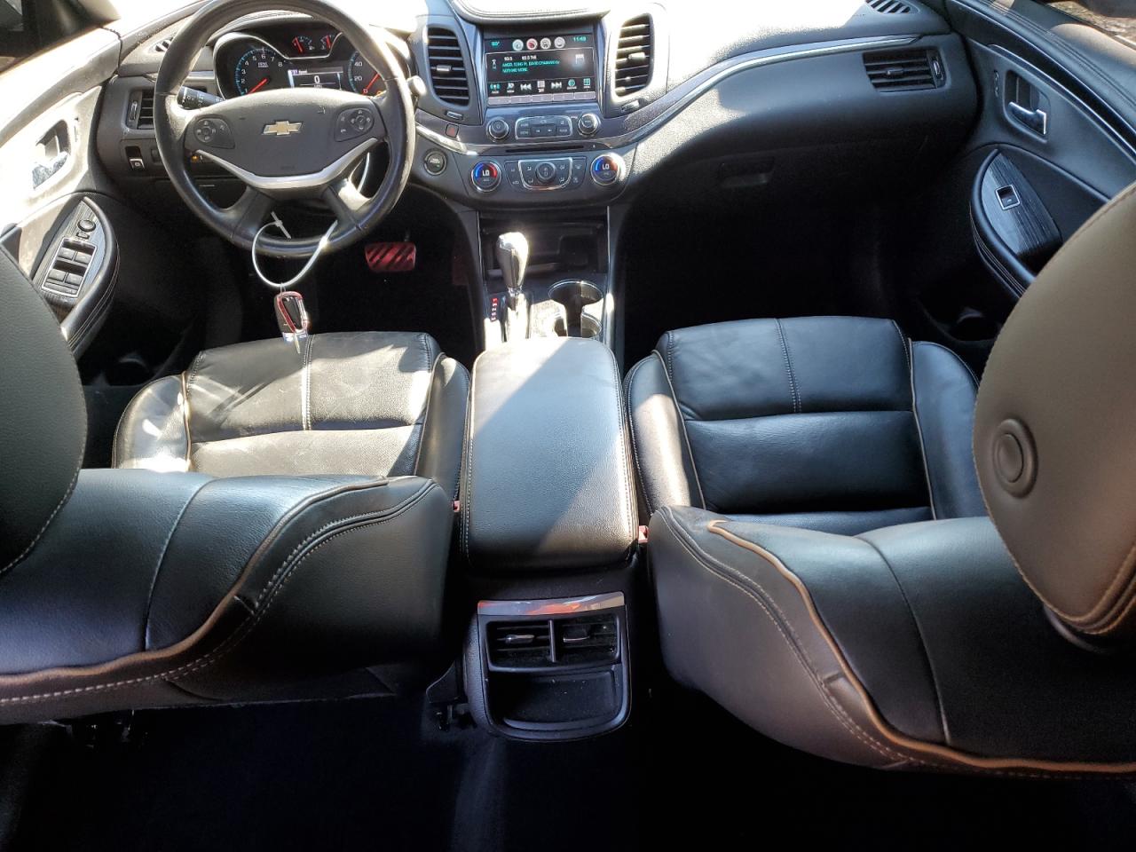 2016 Chevrolet Impala VIN 2G1145S37G9155120 Copart auction photo, side / front end damage thumbnail 8