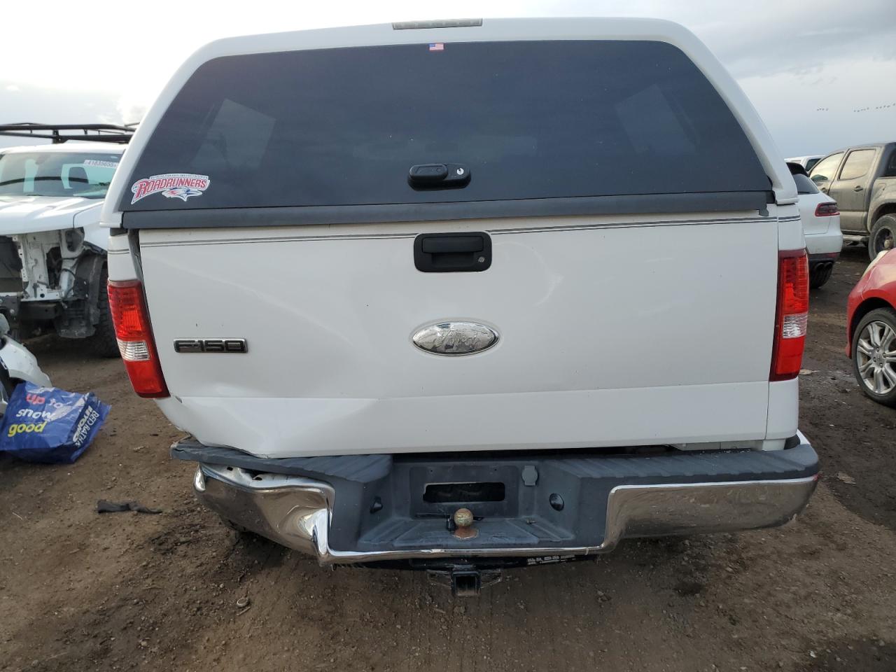 2007 Ford F-150 VIN 1FTRW14W47KC40614 Copart auction photo, front end / rear end damage thumbnail 6