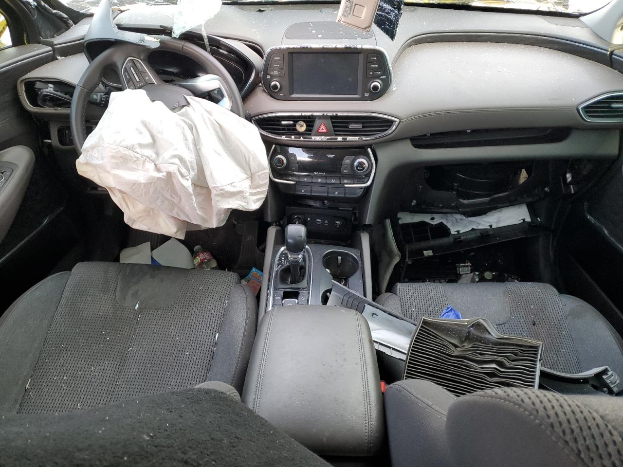 2020 Hyundai Santa Fe VIN 5NMS33ADXLH197542 Copart auction photo, all over damage thumbnail 8