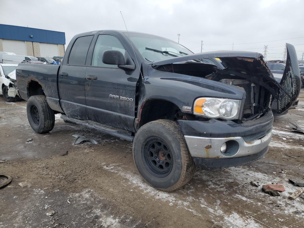 2003 Dodge RAM VIN 3D7KU28D13G722633 Copart auction photo, front end / rear end damage thumbnail 4