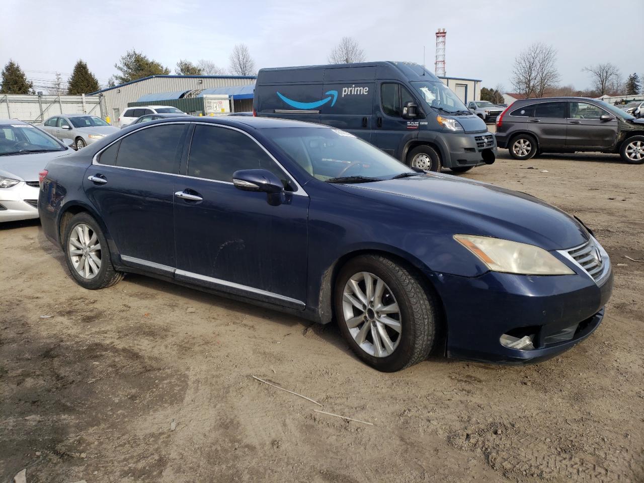 2011 Lexus ES VIN JTHBK1EG7B2434744 Copart auction photo, all over damage thumbnail 4