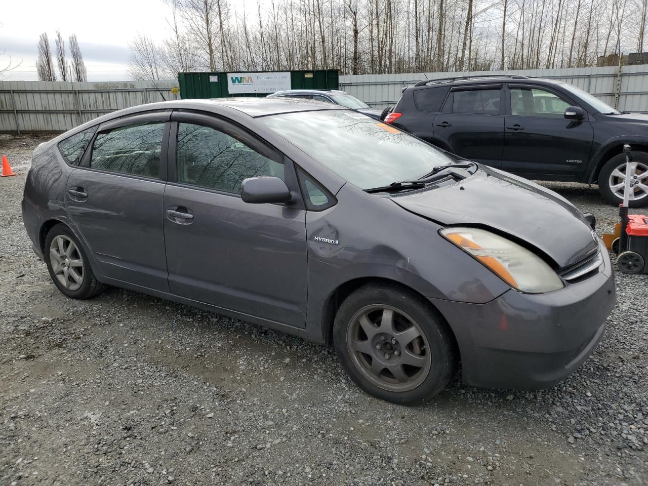 2008 Toyota Prius VIN JTDKB20U683320144 Copart auction photo, front end / rear end damage thumbnail 4
