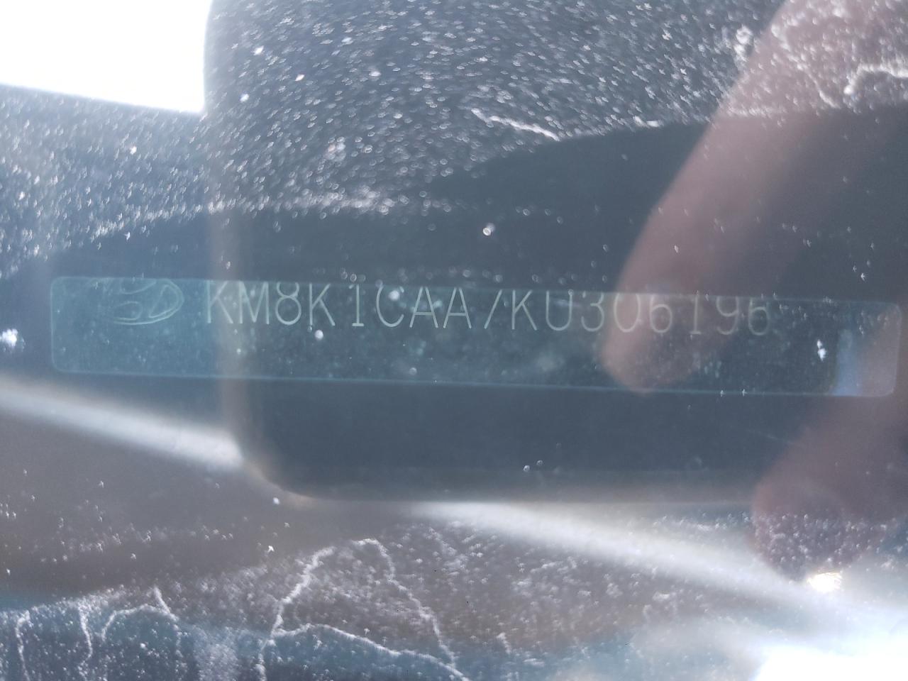 2019 Hyundai Kona VIN KM8K1CAA7KU306196 Copart auction photo, all over damage thumbnail 13