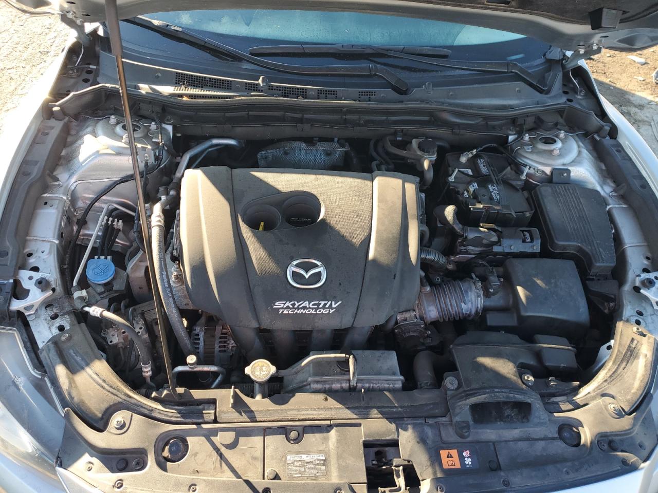 2017 Mazda 6 VIN JM1GL1V53H1140663 Copart auction photo, side / front end damage thumbnail 12