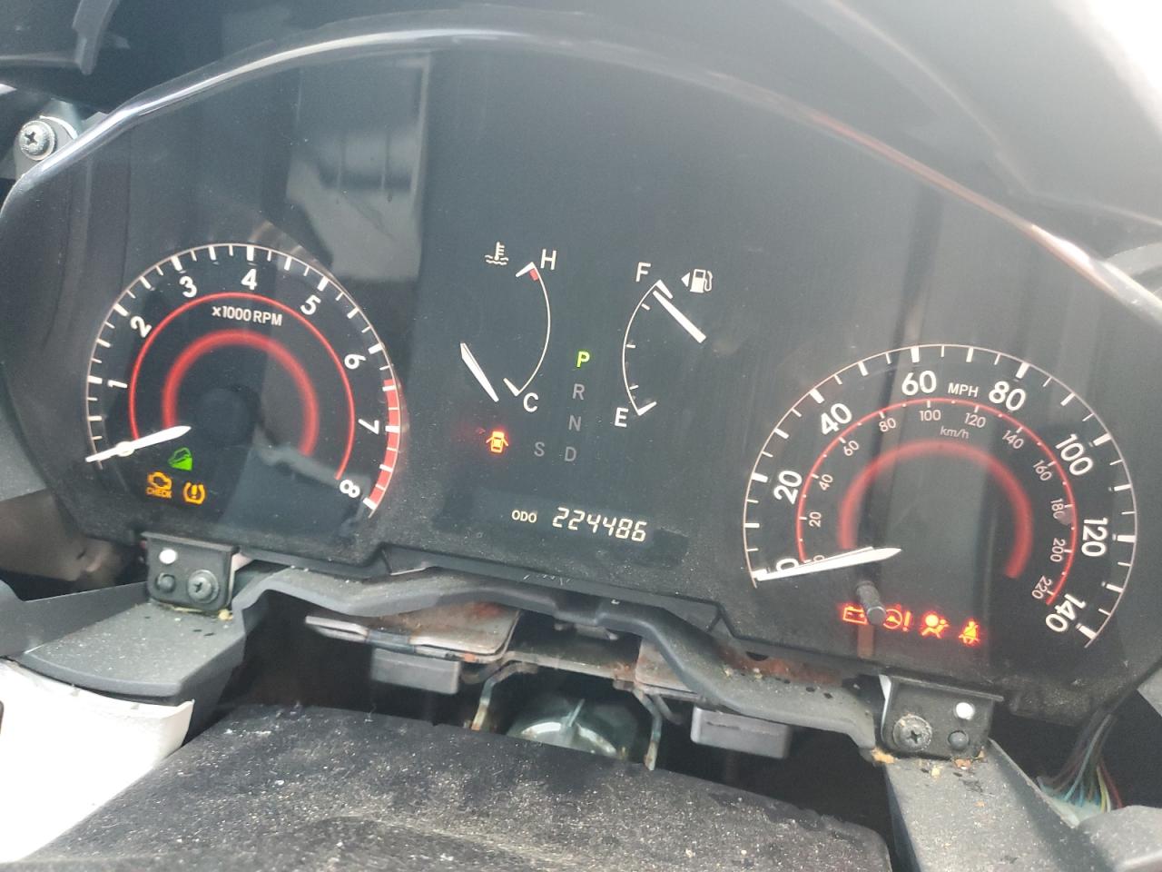 2008 Toyota Highlander VIN JTEES42A382046687 Copart auction photo, all over damage thumbnail 9