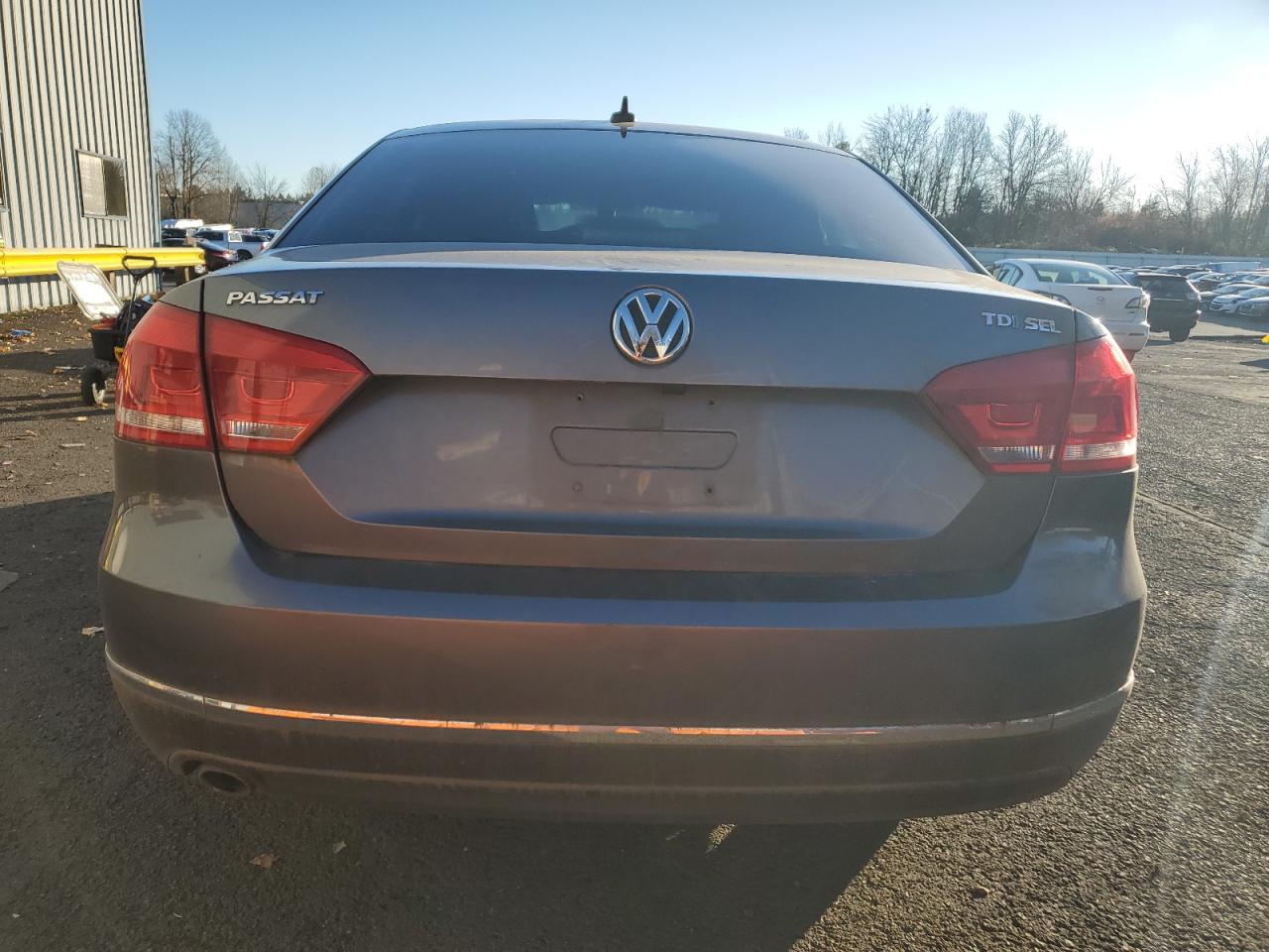 2014 Volkswagen Passat VIN 1VWCN7A31EC054751 Copart auction photo, side damage thumbnail 6