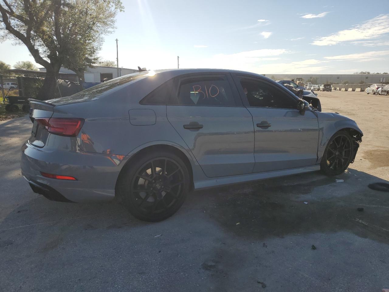 2019 Audi RS3 VIN WUABWGFF2KA900796 Copart auction photo, front end / side damage thumbnail 3